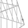 vidaXL Rabbit Cage Silver 430 x 55 x 55 cm Galvanised Steel