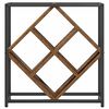 vidaXL Wine Rack Old Wood 51 x 18 x 52.5 cm Engineered Wood