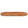 vidaXL Table Top 100x50x2.5 cm Oval Solid Wood Acacia