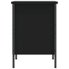 vidaXL Shoe Cabinet Black 38x35x50 cm Engineered Wood