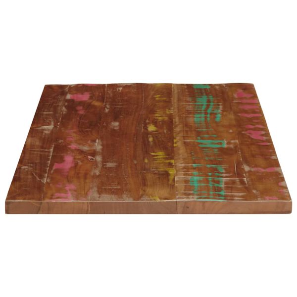 vidaXL Table Top 70x50x2.5 cm Rectangular Solid Wood Reclaimed
