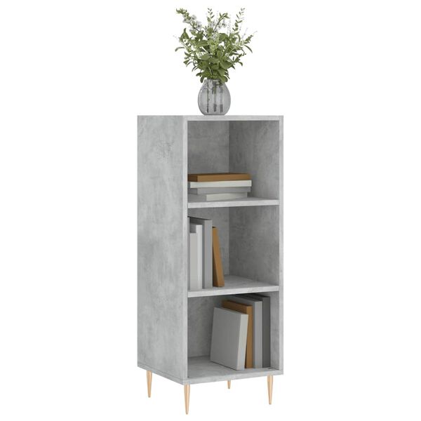 vidaXL Sideboard Concrete Grey 34.5x32.5x90 cm Engineered Wood