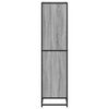 vidaXL Bookcase Grey Sonoma 60x35x139 cm Engineered Wood
