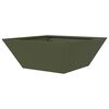 vidaXL Garden Planter 5 pcs Olive Green 40 x 40 x 15 cm