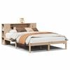 vidaXL Bookcase Bed without Mattress 135x190 cm Double Solid Wood Pine