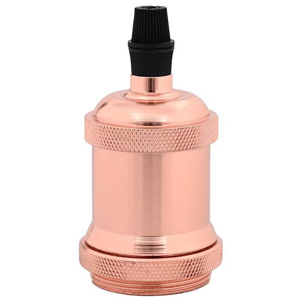 vidaXL Lamp Holders 2 pcs Rose Gold E27