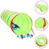 vidaXL Children Play Tunnel with 250 Balls Green 175 cm Polyester