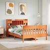 vidaXL Bed Frame without Mattress Wax Brown 140x200 cm Solid Wood Pine