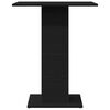 vidaXL Bistro Table Black Oak 60x60x75 cm Engineered Wood