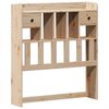 vidaXL Bed Frame without Mattress 75x190 cm Small Single Solid Wood Pine