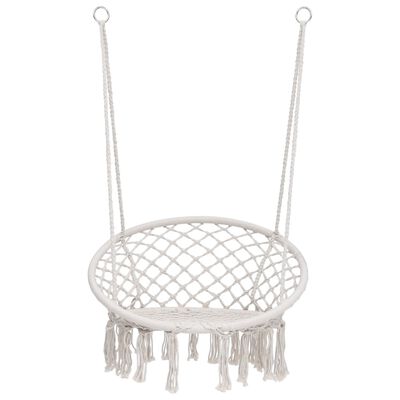 vidaXL Hammock Swing Chair 80 cm Beige