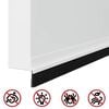 vidaXL Self-adhesive Door Brush Seals 2 pcs White 100 cm