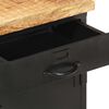 vidaXL Bedside Cabinet 40x30x52 cm Rough Mango Wood