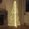 vidaXL Christmas Tree with 240 LEDs Warm White 180 cm Acrylic