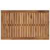 vidaXL Table Top LAREN 80.5 x 49 x 2 cm Rectangular Solid Acacia Wood