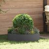 vidaXL Garden Planter 5 pcs Black 80 x 80 x 20 cm Cold-rolled Steel