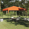 vidaXL Canopy Tent Manual Orange 290 x 290 x 251 cm Fabric