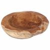vidaXL Fruit Bowl JEPARA &Oslash; 30 cm Solid Teak Wood Round Teak Brown