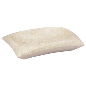 vidaXL Sink Cream 50x35x10 cm Marble