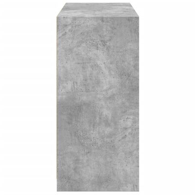 vidaXL Wardrobe Concrete Grey 77x48x102 cm Engineered Wood