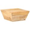 vidaXL Coffee Table V-shape 66x66x30 cm Solid Mango Wood