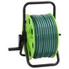 vidaXL Free Standing Green Hose Reel with 20 m Hose PVC