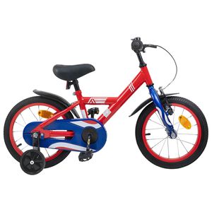 vidaXL Kids Bike 12 Inches for 2-4 Years Old Red