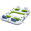 Bestway Hydro-Force Floating Island White and Blue and Green PVC