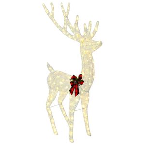 vidaXL 3D Christmas Reindeer LOVIISA 250 LEDs Warm White