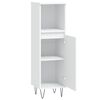 vidaXL Bathroom Cabinet White 30x30x100 cm Engineered Wood