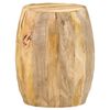 vidaXL Drum Stool Solid Mango Wood
