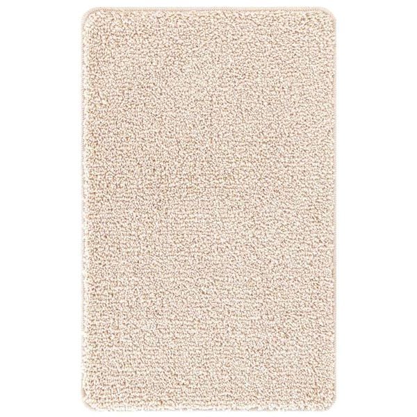 vidaXL Anti-slip Bath Mat Cream 60 x 90 cm PP