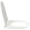 vidaXL Soft-close Toilet Seat with Quick-release Design White