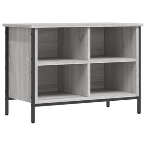 vidaXL Shoe Cabinet Grey Sonoma 69x35x50 cm Engineered Wood