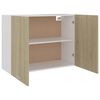 vidaXL Hanging Cabinet Sonoma Oak 80x31x60 cm Engineered Wood