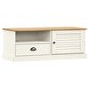 vidaXL TV Cabinet VIGO White 106x40x40 cm Solid Wood Pine