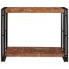 vidaXL Console Table Multicolour 90 x 33 x 75 cm Solid Reclaim Wood