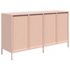 vidaXL Sideboard Pink 135x39x73.5 cm Cold-rolled Steel