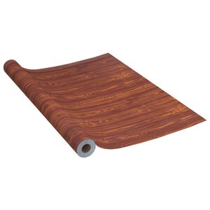 vidaXL Self-adhesive Furniture Film Acacia 500x90 cm PVC