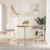 vidaXL Bar Table &Oslash;60x90.5 cm Solid Wood Beech