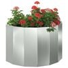 vidaXL Planter Silver 60 x 30 x 35 cm Galvanised Steel