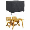 vidaXL Outdoor Furniture Cover Black 100 x 100 x 70 cm 600D