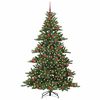 vidaXL Artificial Hinged Christmas Tree Green 180 cm PVC and Steel