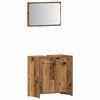 vidaXL 4 Piece Bathroom Furniture Set Old Wood Engineered Wood