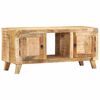 vidaXL TV Cabinet 105x46x32 cm Solid Wood Rough Mango