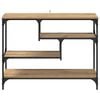 vidaXL Console Table Artisan Oak 100 x 30 x 75 cm Engineered wood