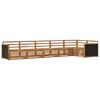 vidaXL Outdoor Sofa Set 6 pcs Natural Solid Acacia Wood