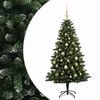 vidaXL Artificial Christmas Tree with Bauble 150 cm 150 LEDs