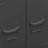 vidaXL Industrial Wardrobe Anthracite 67x35x107 cm Steel