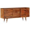 vidaXL TV Cabinet 118x30x55 cm Solid Acacia Wood